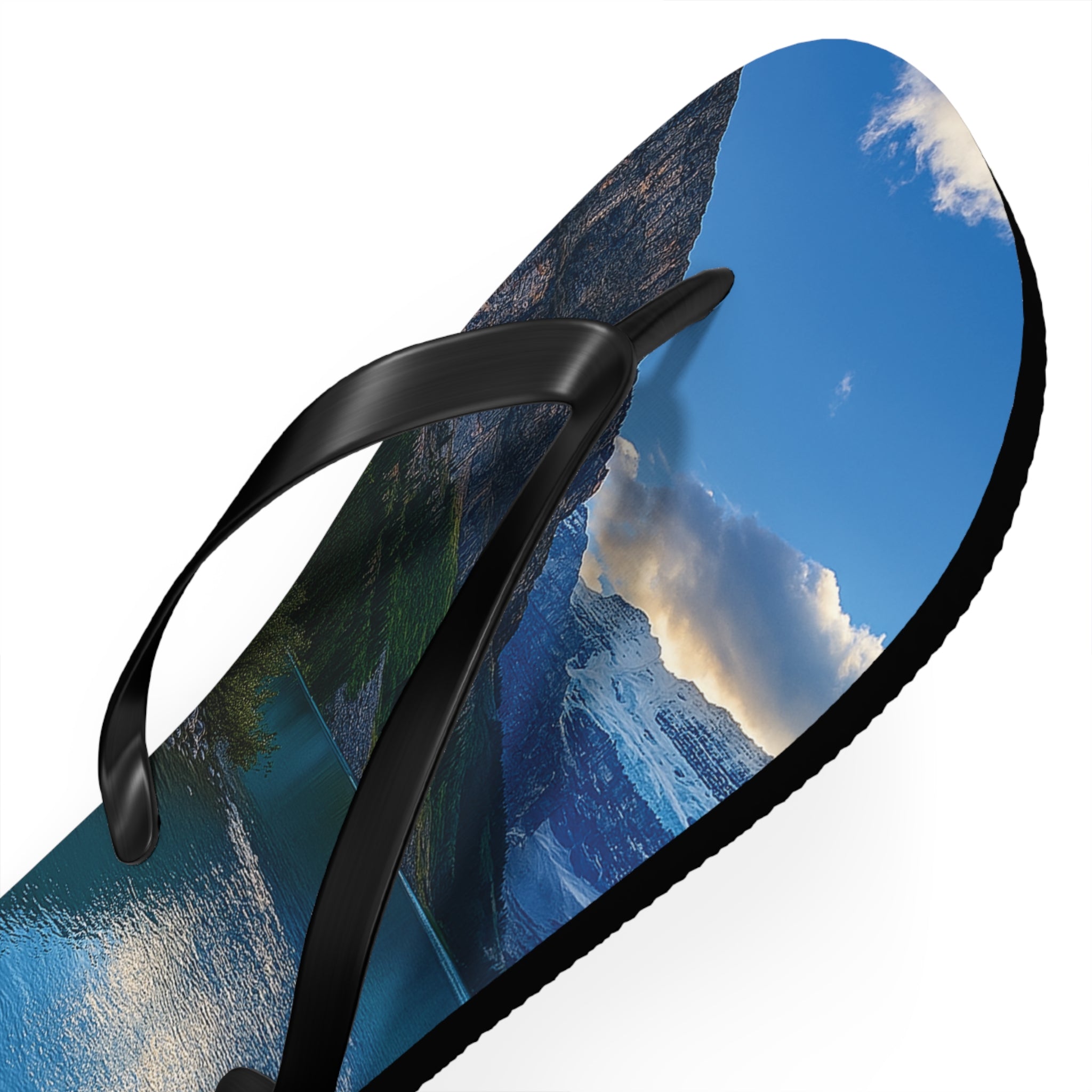 "Glacial Serenity" – Premium Flip Flops