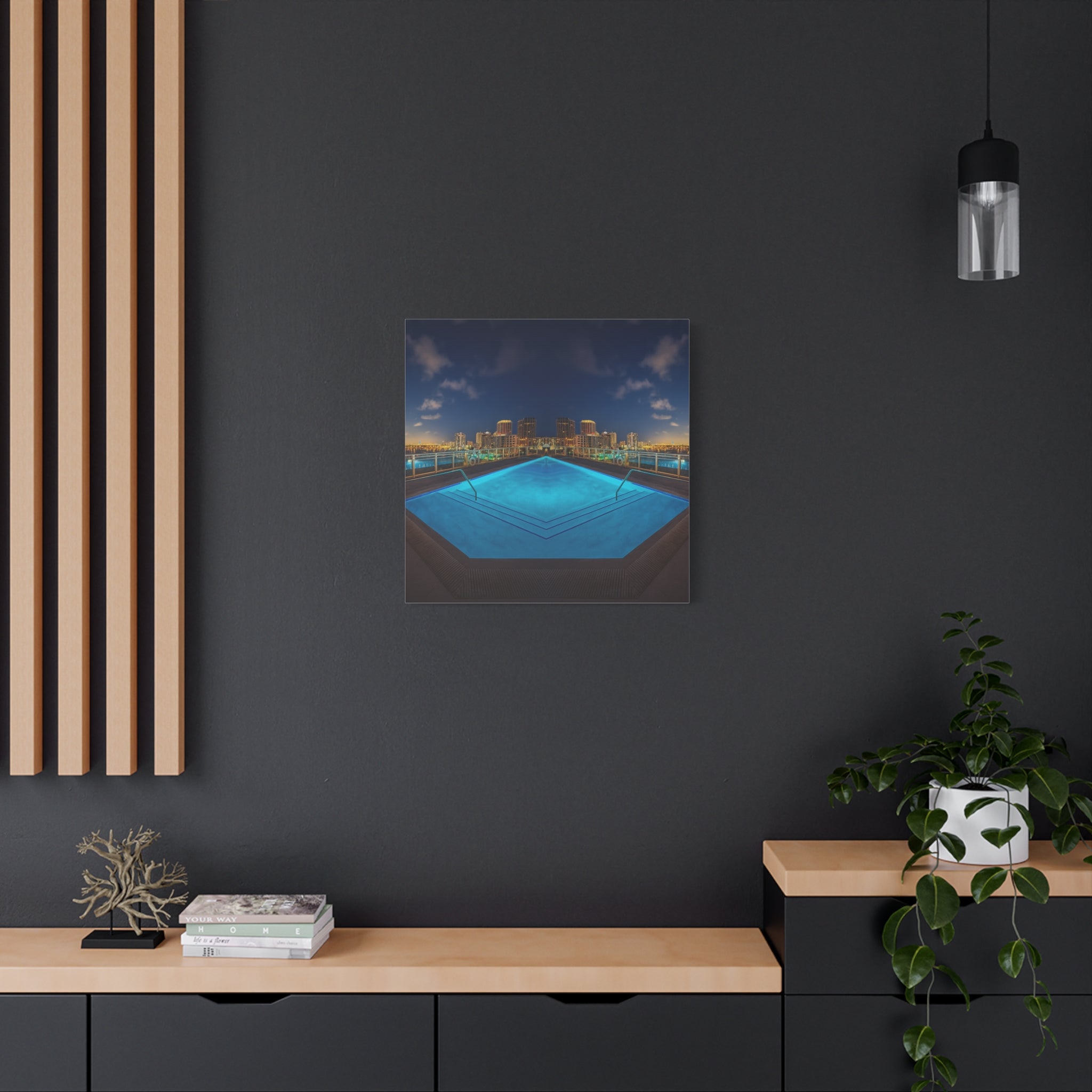 "Skyline Reflections" – Gallery Canvas Print