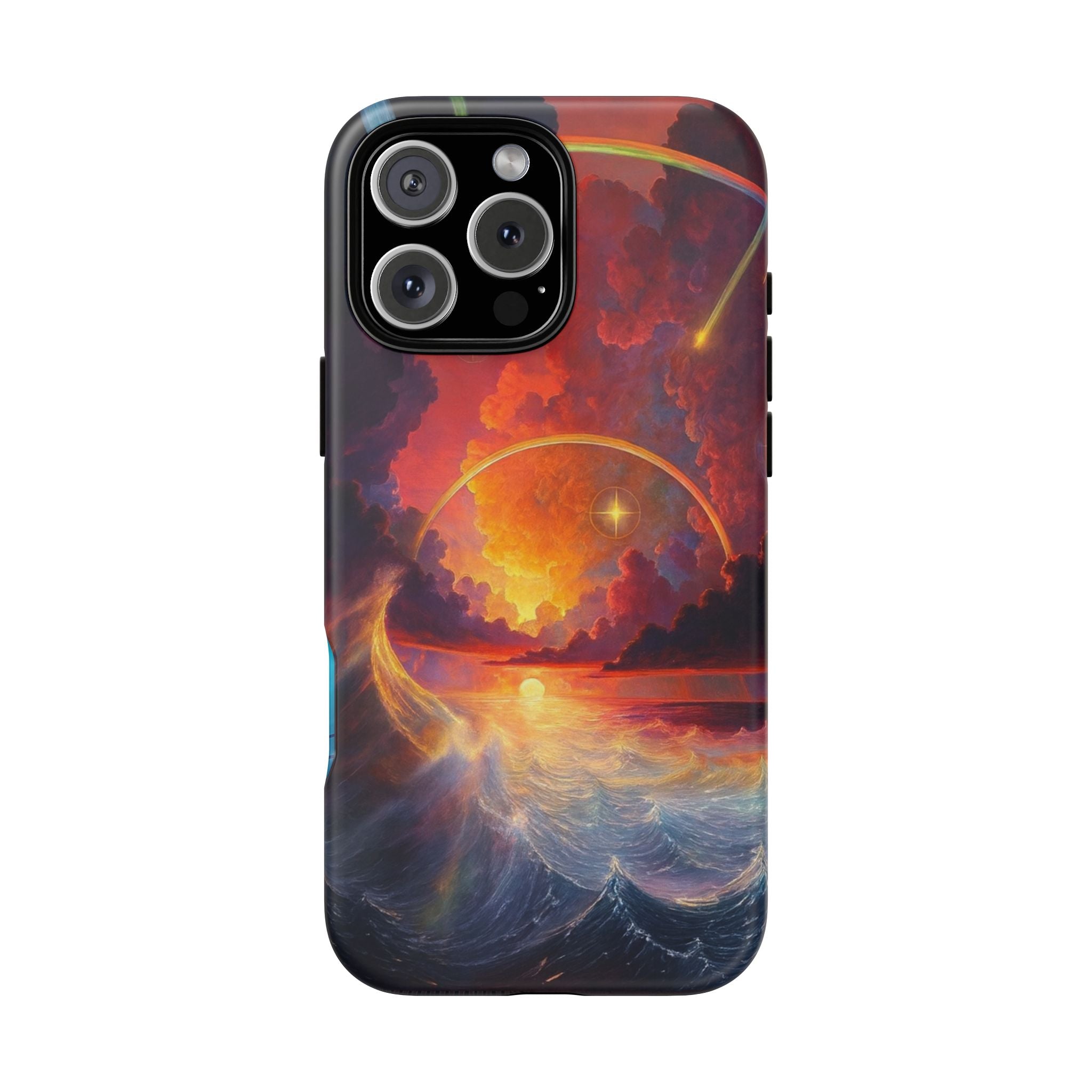"Celestial Tides" – Printed Tough Phone Case