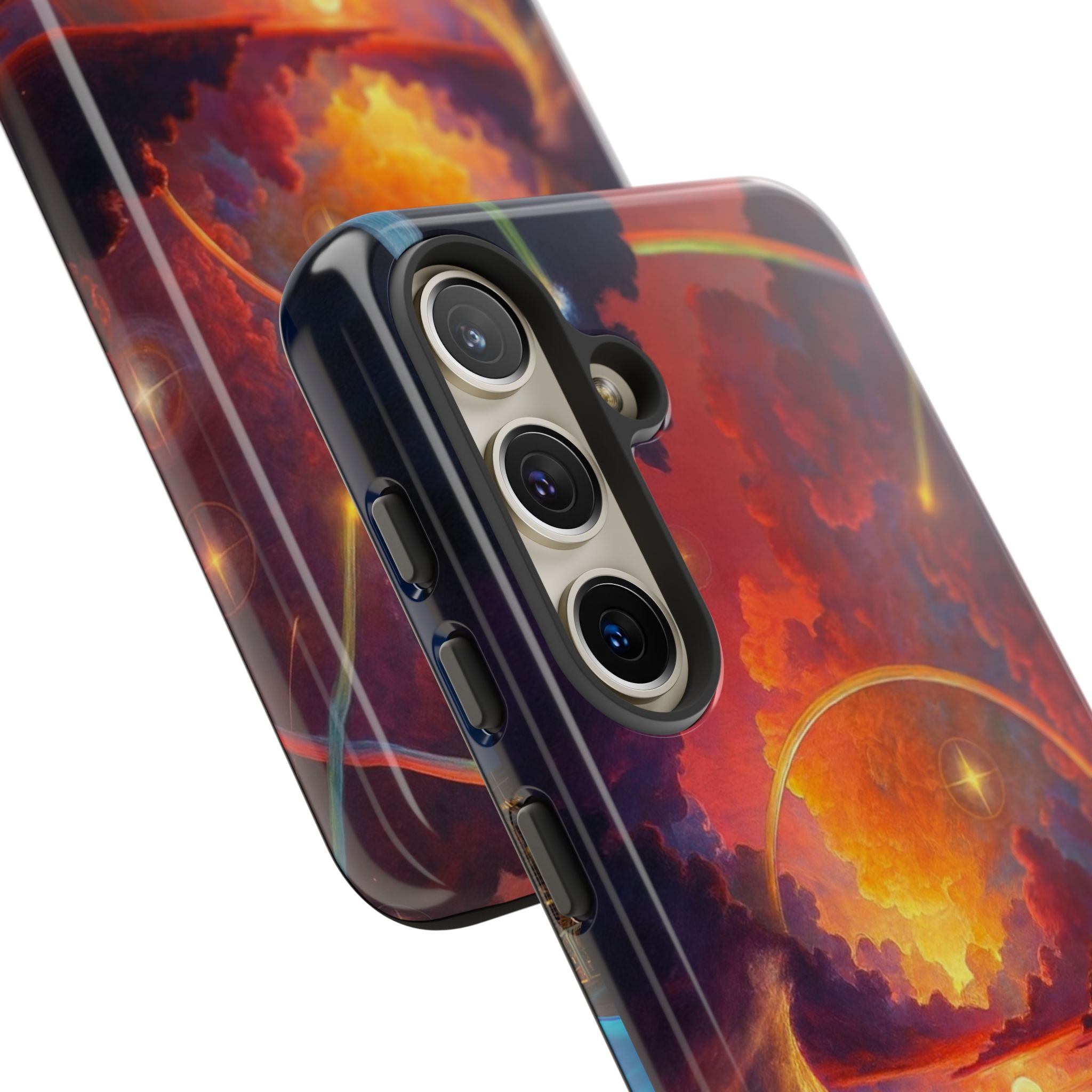 "Celestial Tides" – Printed Tough Phone Case