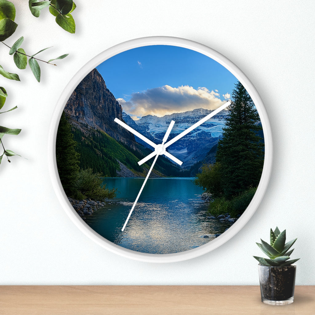 "Glacial Serenity" – Art Wall Clock