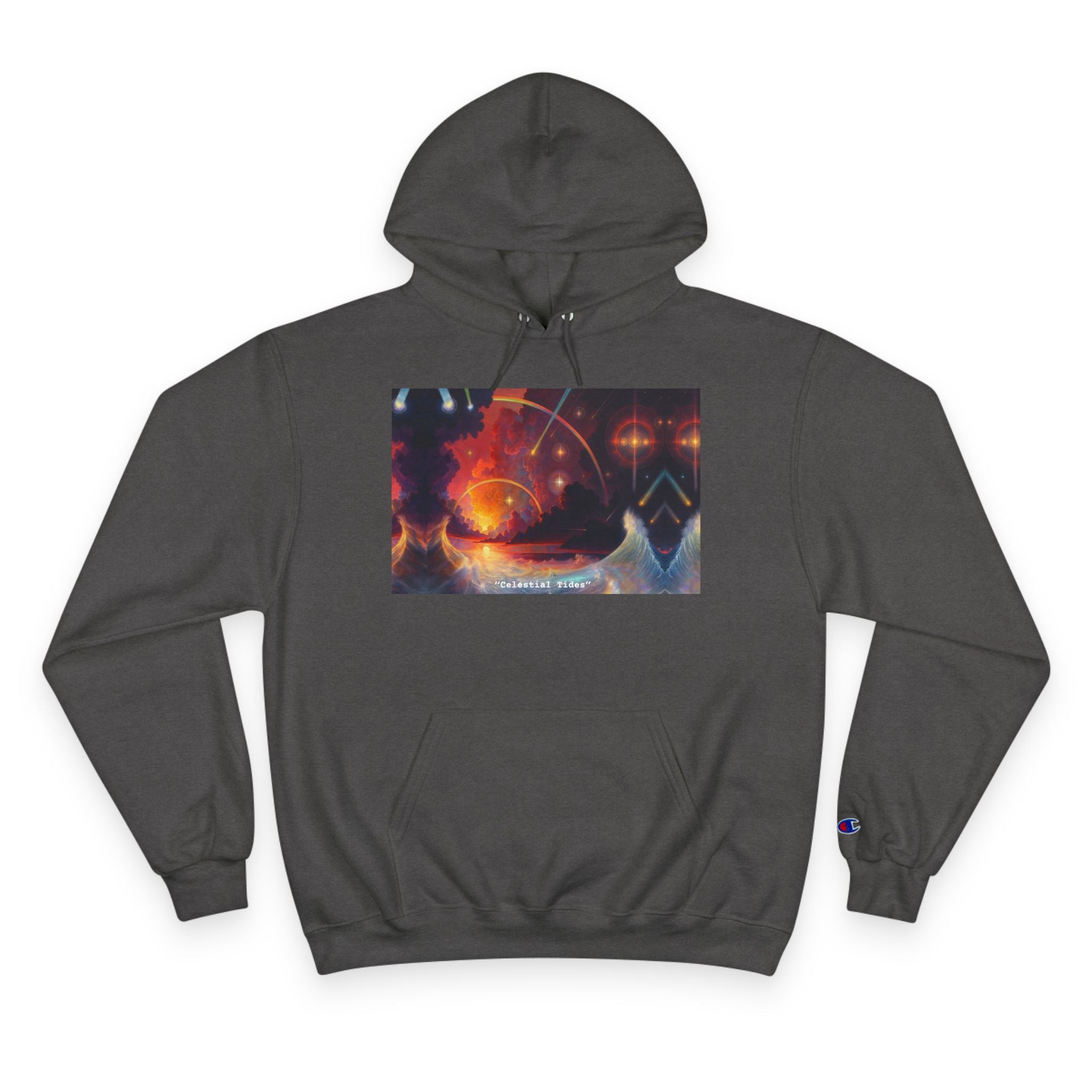"Celestial Tides" – Champion Hoodie