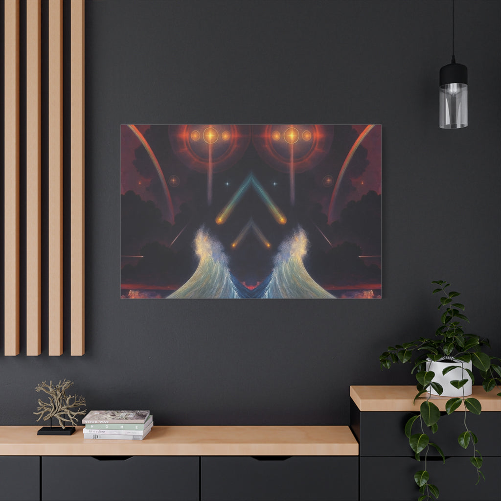 "Celestial Tides" – Gallery Canvas Print