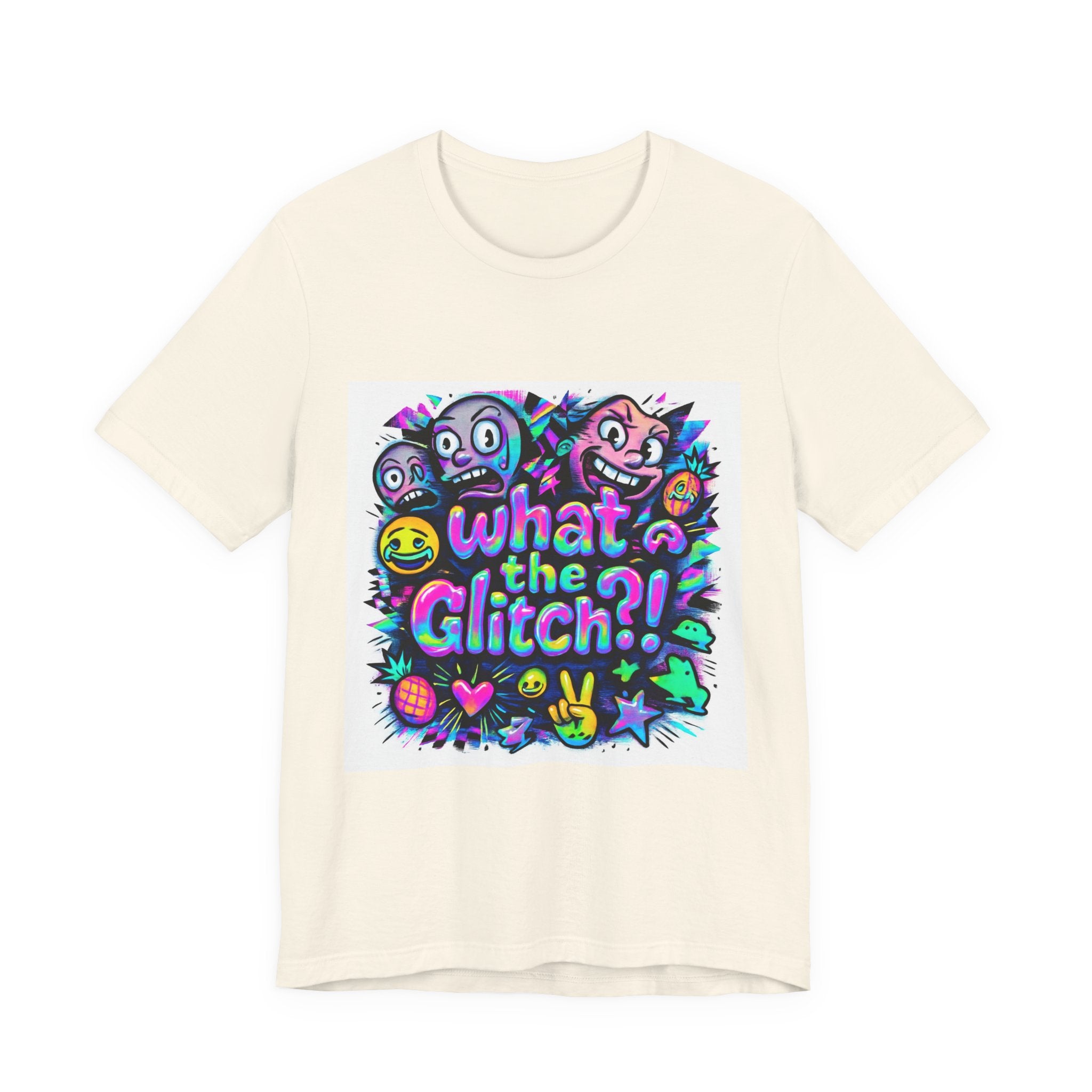 "What the Glitch" - Unisex Jersey Short Sleeve T-Shirt