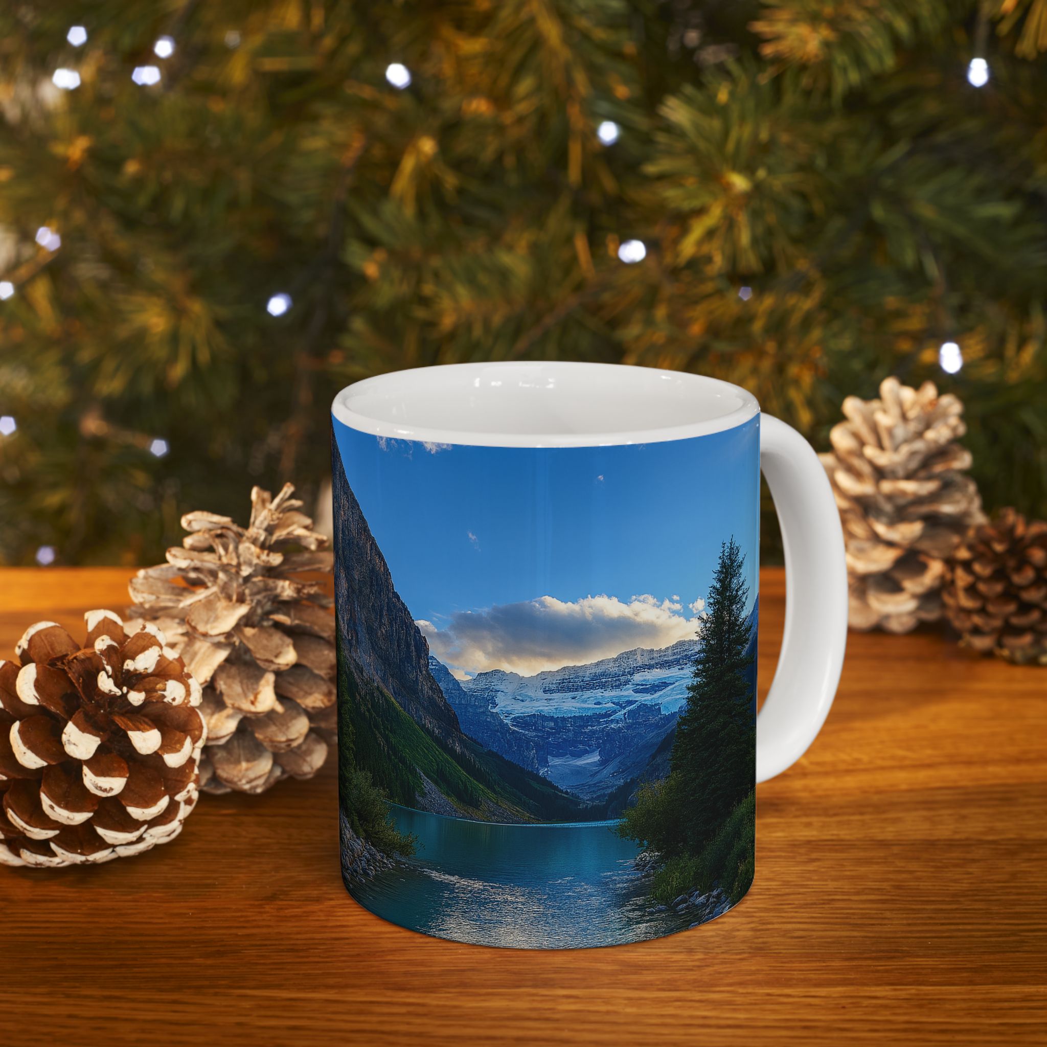 "Glacial Serenity" – Ceramic Mug