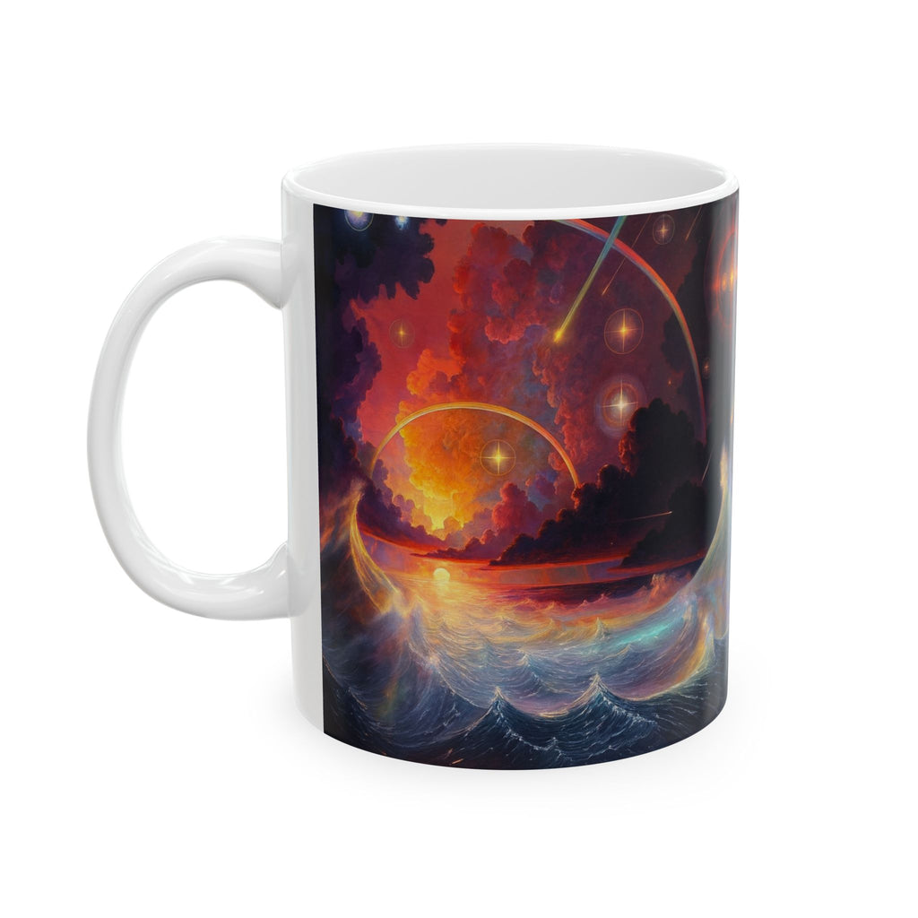 "Celestial Tides" – Ceramic Mug