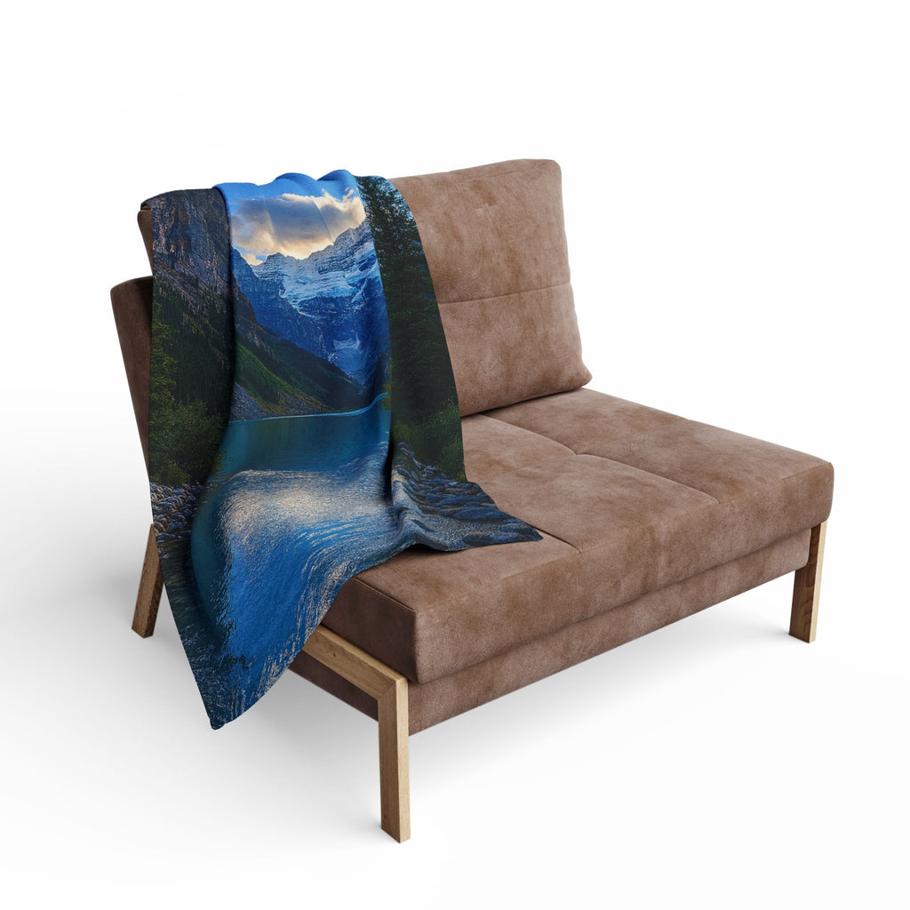 "Glacial Serenity" – Fleece Blanket