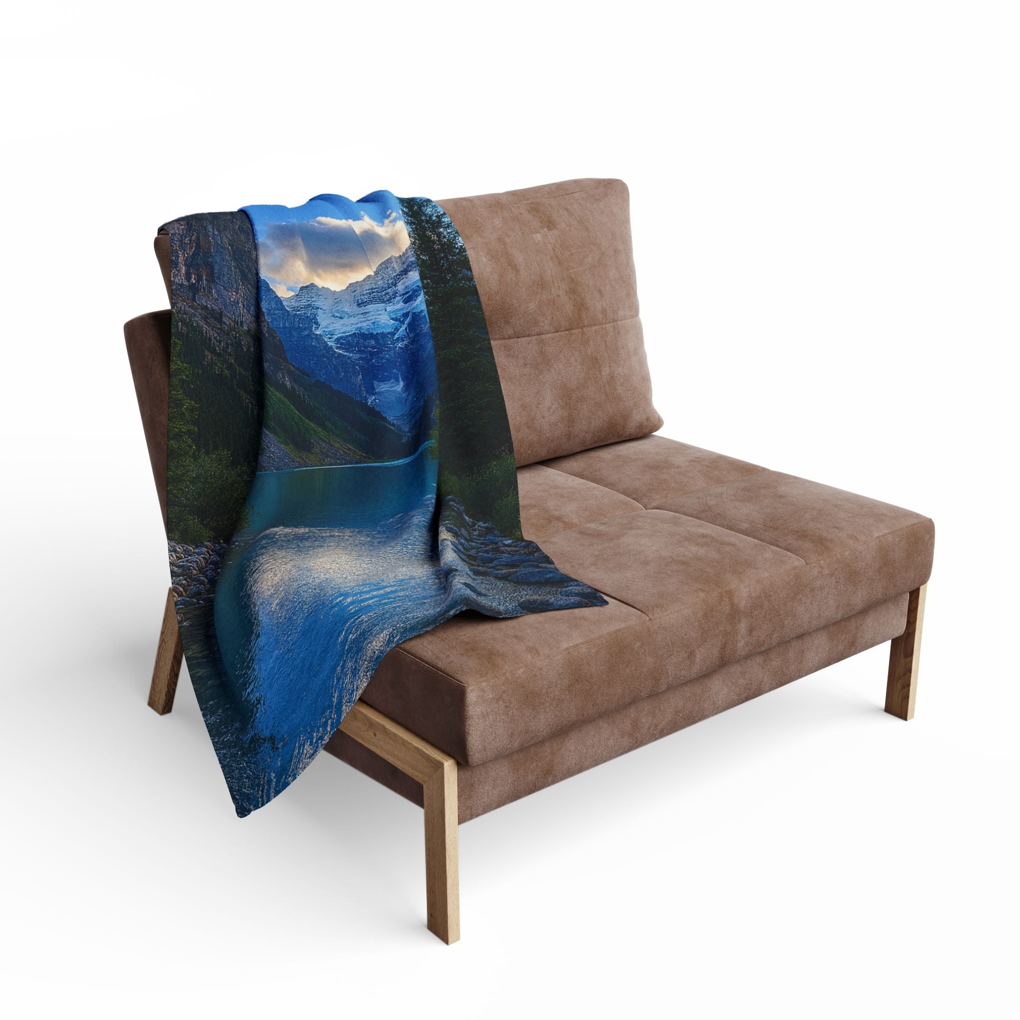 "Glacial Serenity" – Fleece Blanket