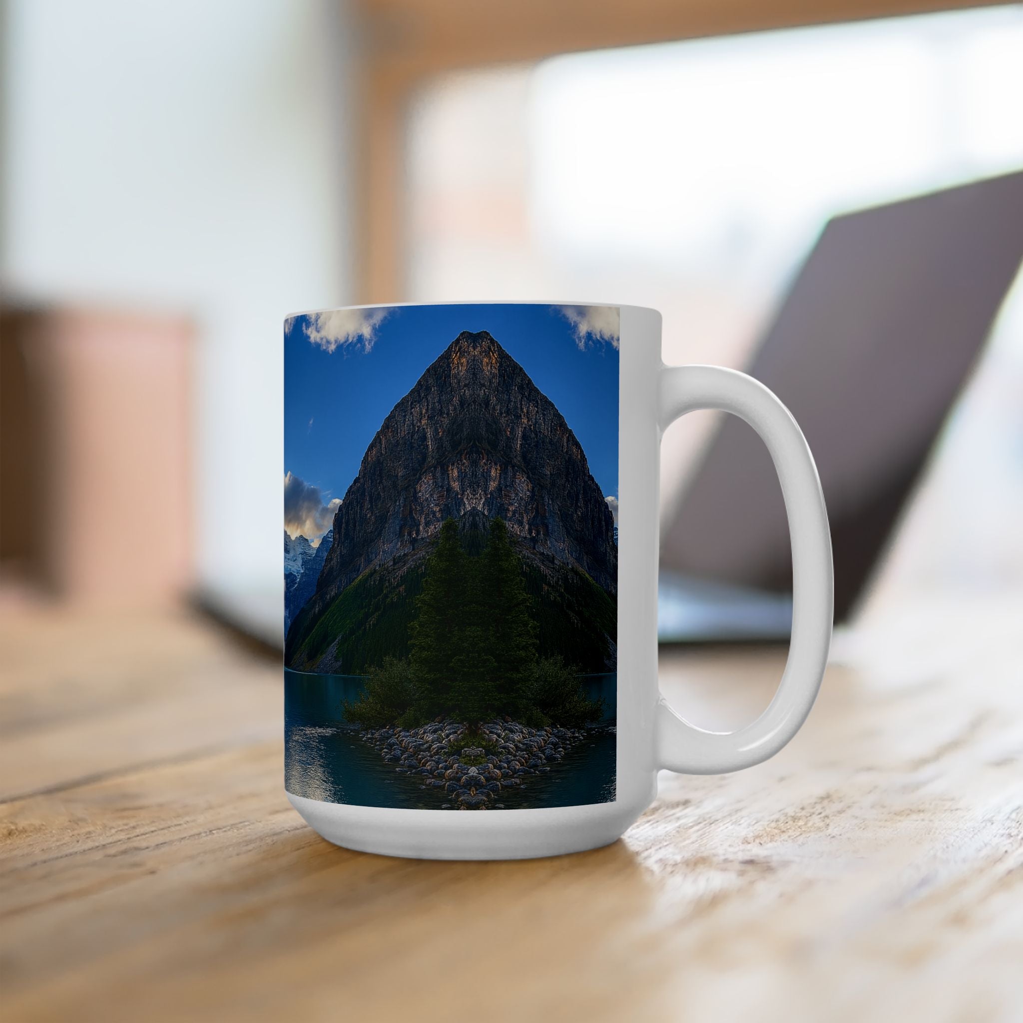 "Glacial Serenity" – Ceramic Mug