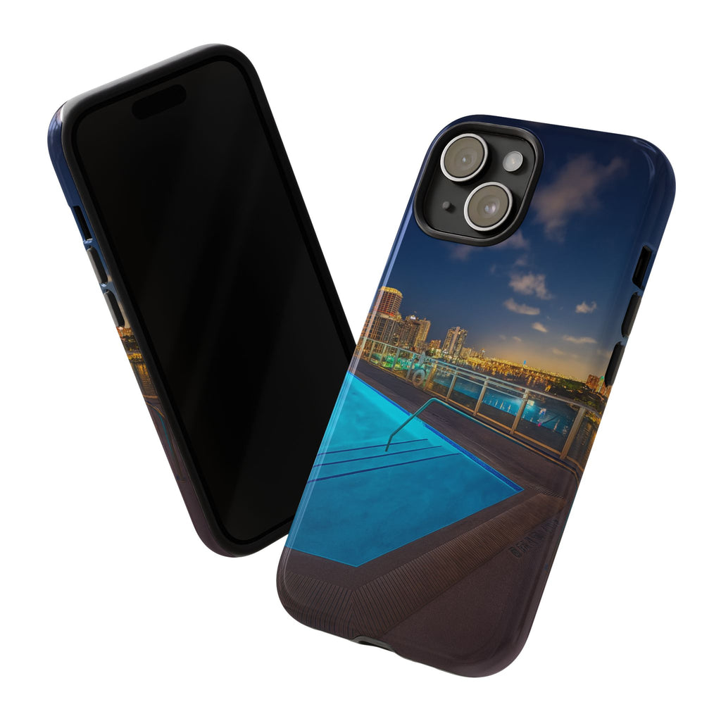 "Skyline Reflections" – Printed Phone Case