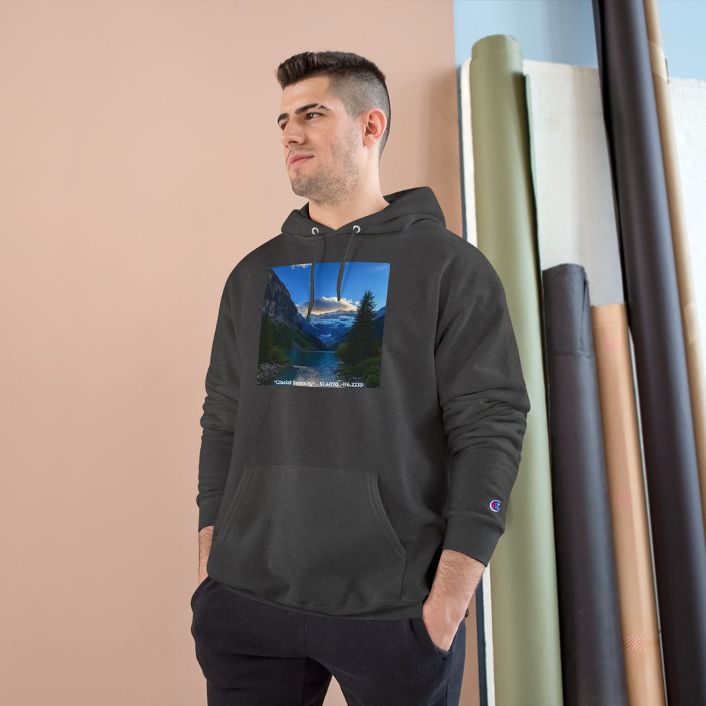 "Glacial Serenity" – Champion Hoodie