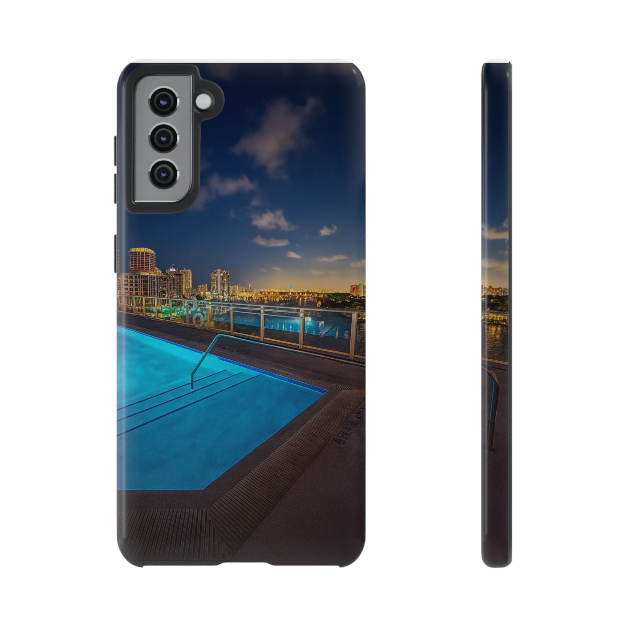 "Skyline Reflections" – Printed Phone Case