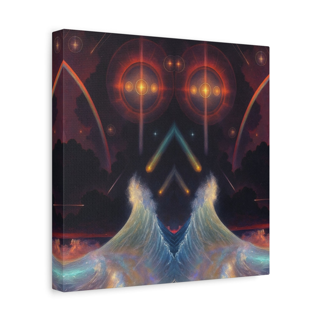 "Celestial Tides" – Gallery Canvas Print