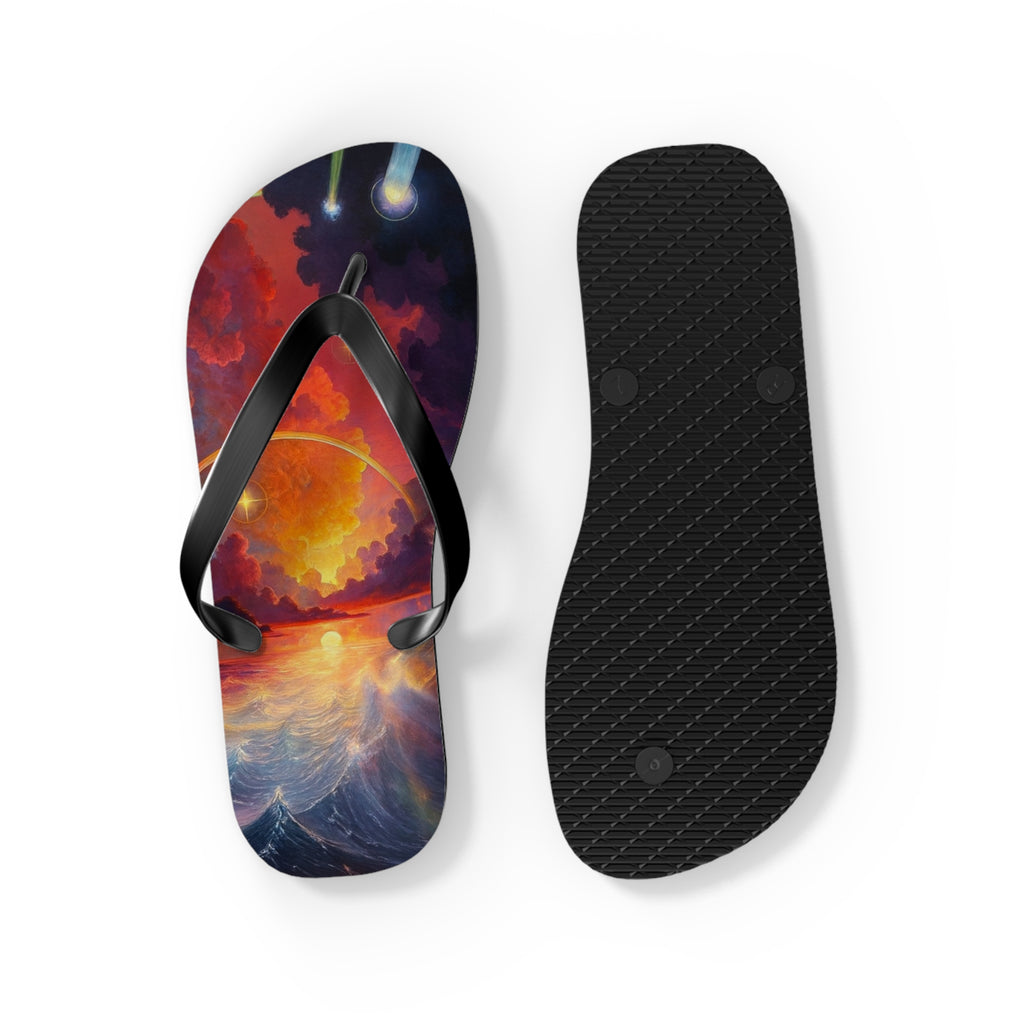 “Celestial Tides" – Premium Flip Flops