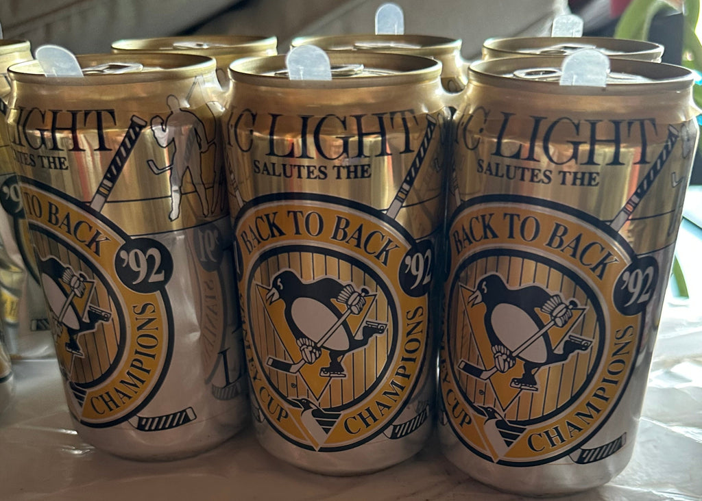 Penguins Stanley Cup 1991 & 1992 (Back-to-Back Champions) Vintage Sports Cans