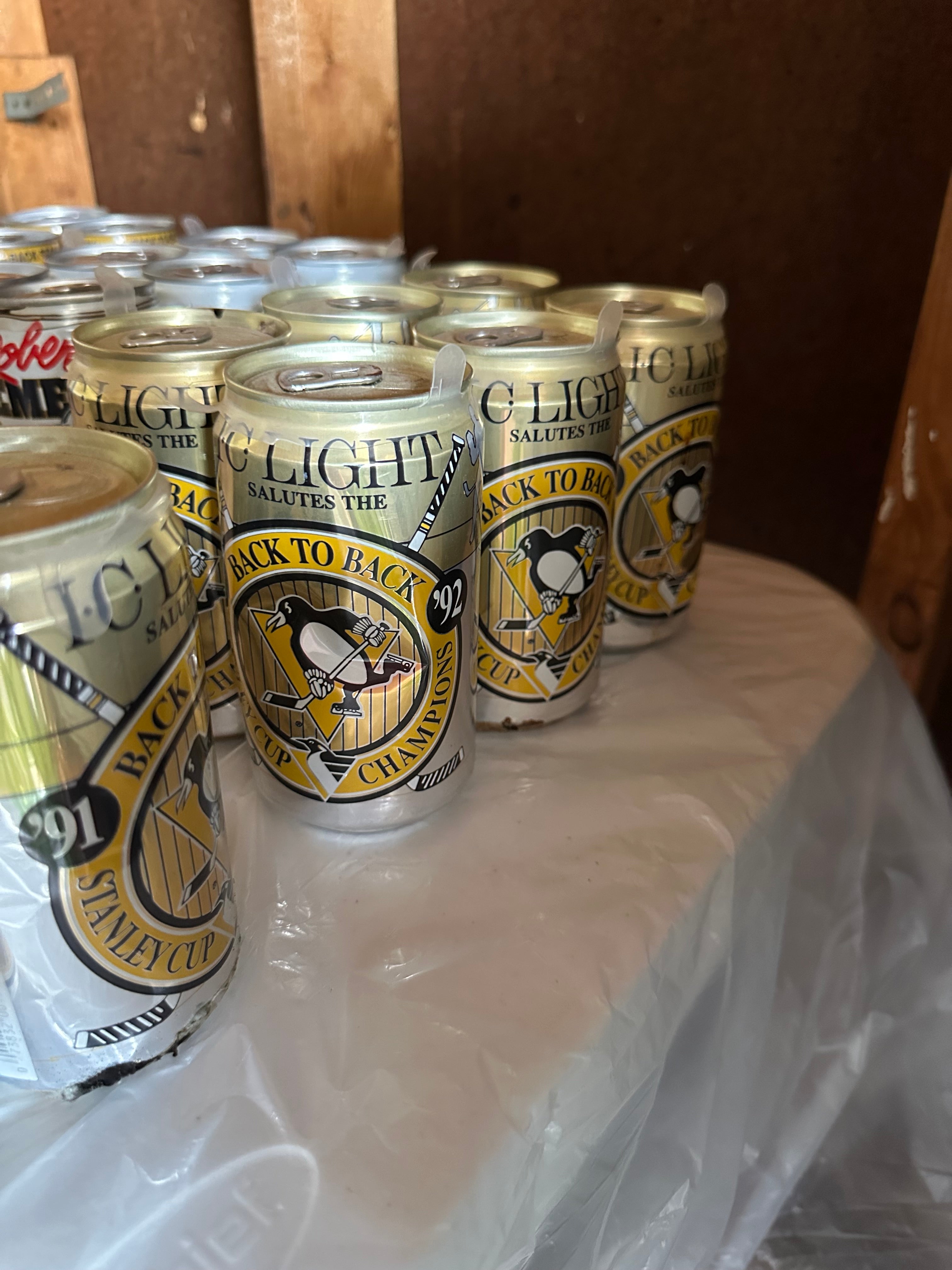 Penguins Stanley Cup 1991 & 1992 (Back-to-Back Champions) Vintage Sports Cans