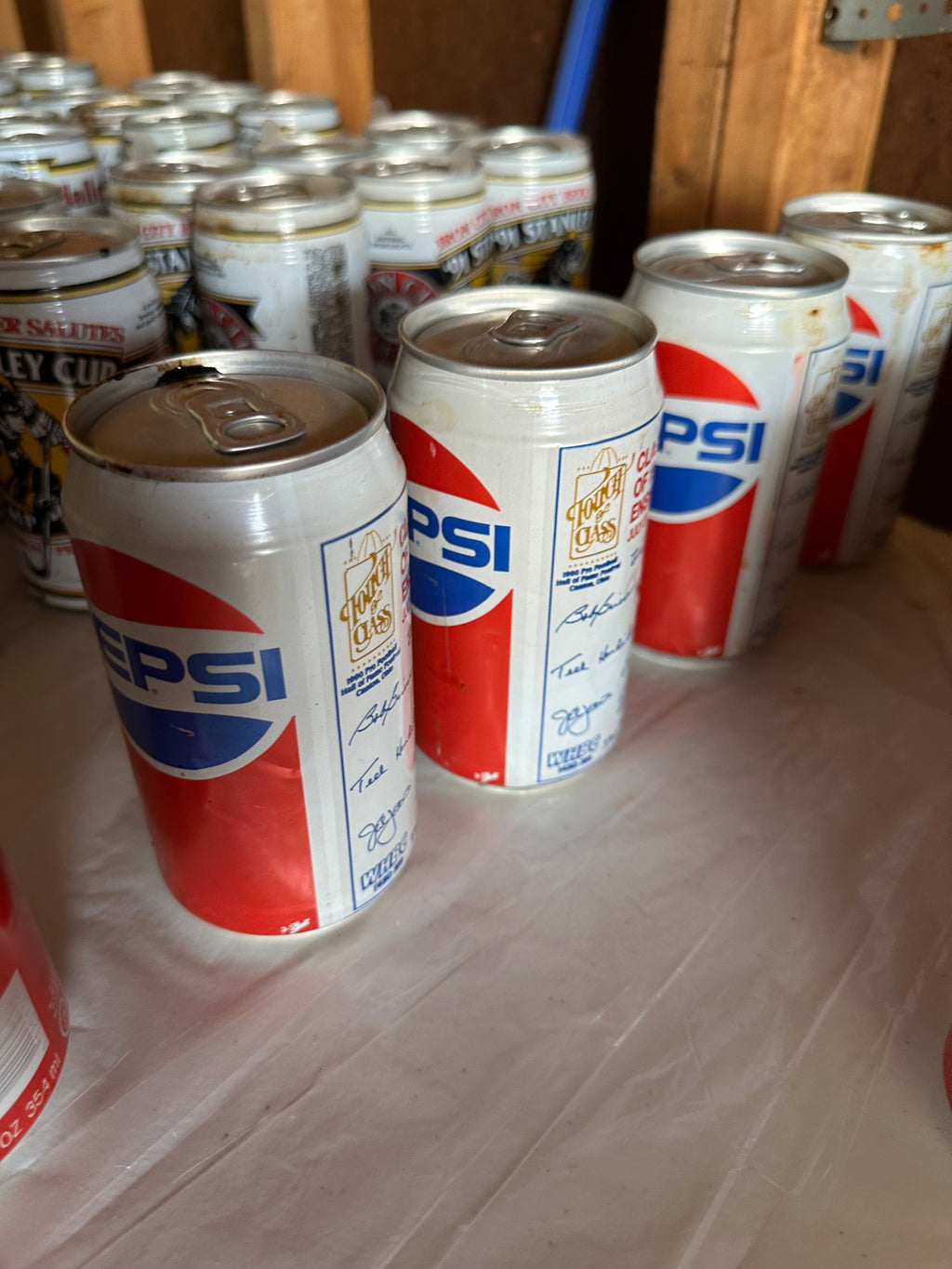 Pepsi 1990 Hall of Fame Enshrinees – Vintage Sports Cans