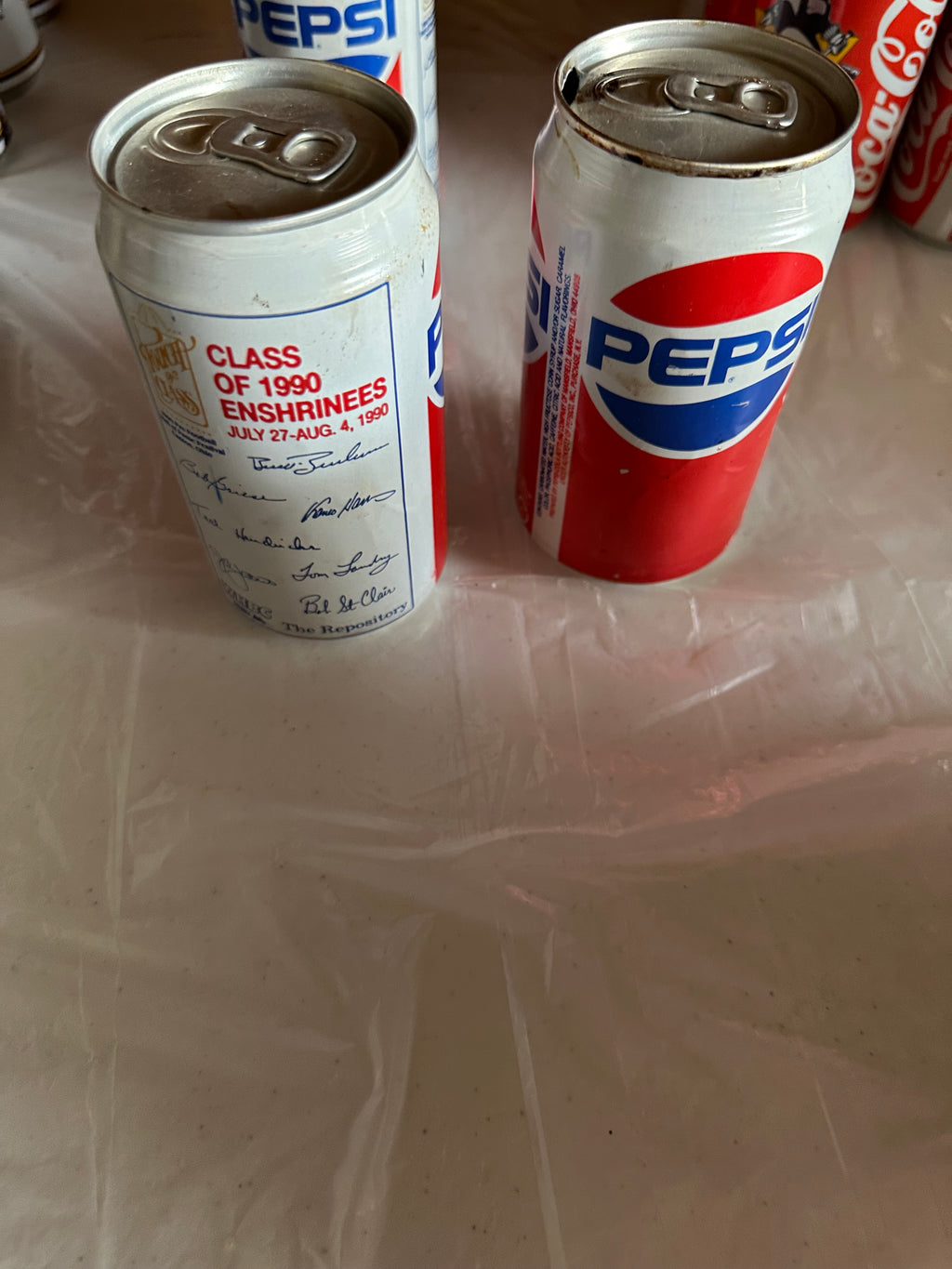 Pepsi 1990 Hall of Fame Enshrinees – Vintage Sports Cans