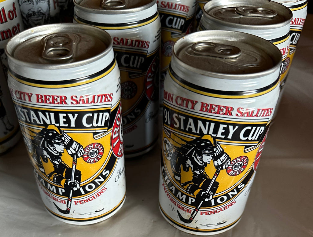 Penguins Stanley Cup Champions 1991 Vintage Sports Cans