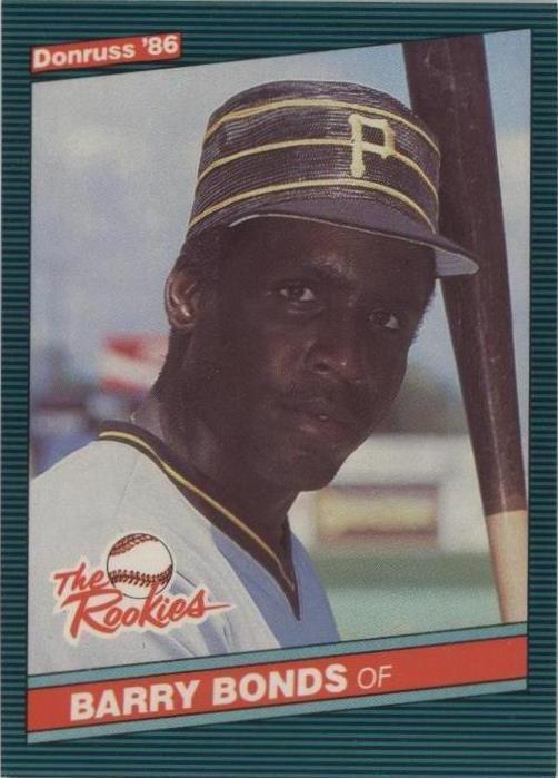1986 Donruss The Rookies - Barry Bonds #11 (RC) NM