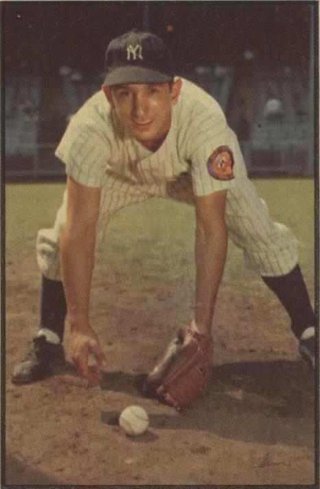 1953 Bowman Color - Billy Martin #118 - Crease In Middle